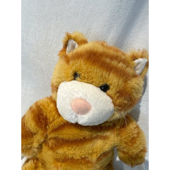 Build A Bear Workshop Orange Tabby Cat Plush Toy 12" Stuffed Animal Striped - Picture 2 of 5